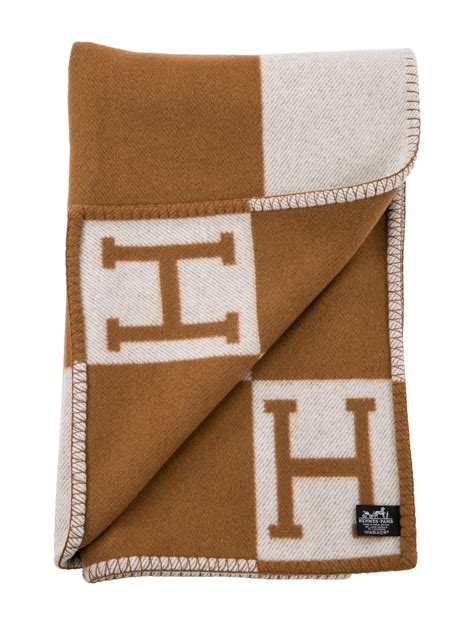 pre owned hermes blanket|Hermès Avalon Throw Blanket .